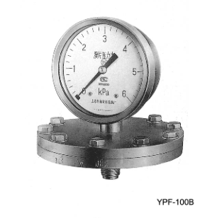 YPF-100B不锈钢膜片压力表