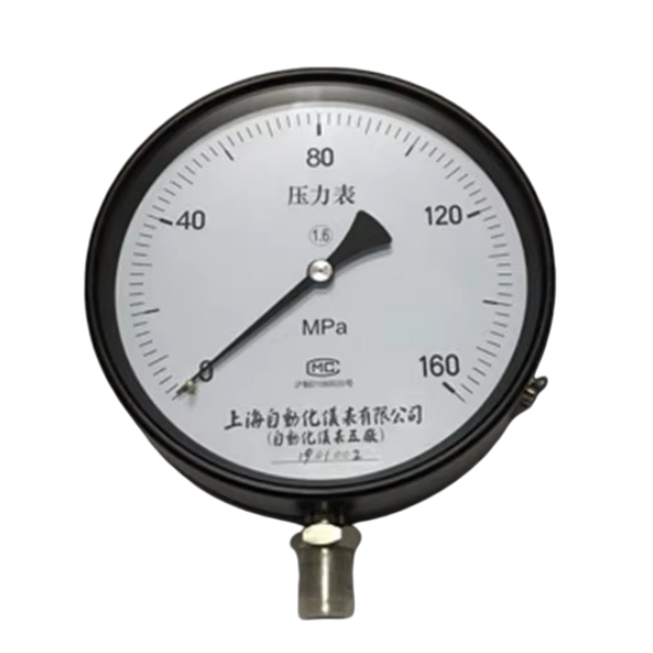 上海自动化仪表五厂-Y-200,0-160MPa高压压力表